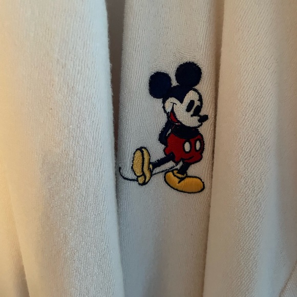 Disney Mickey White and Blue Robe - Picture 3 of 6